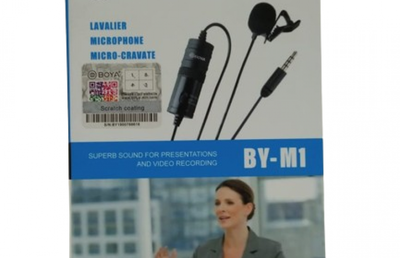 BOYA-M1 | LAVALIER MICROPHONE MICRO-CARAVATE