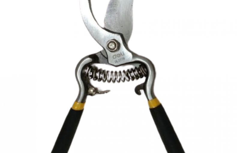 Deli High Quality Pruning Shears Black Handle